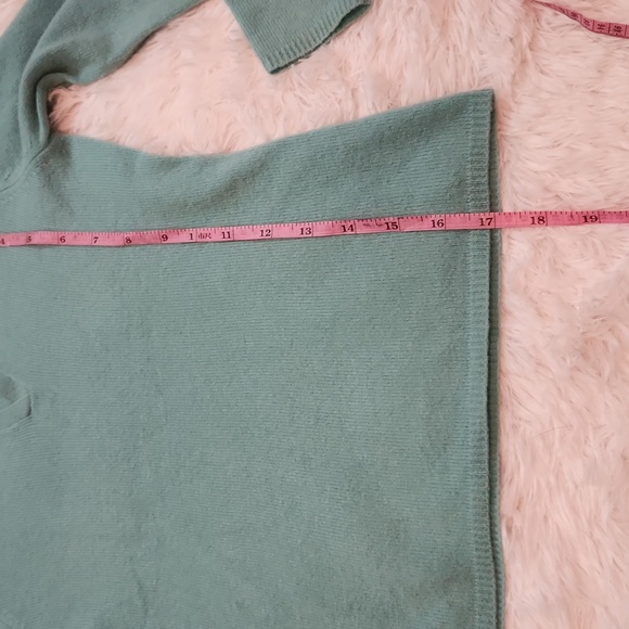 Peck & Peck 2 ply cashmere blue sweater size small - Picture 8 of 11